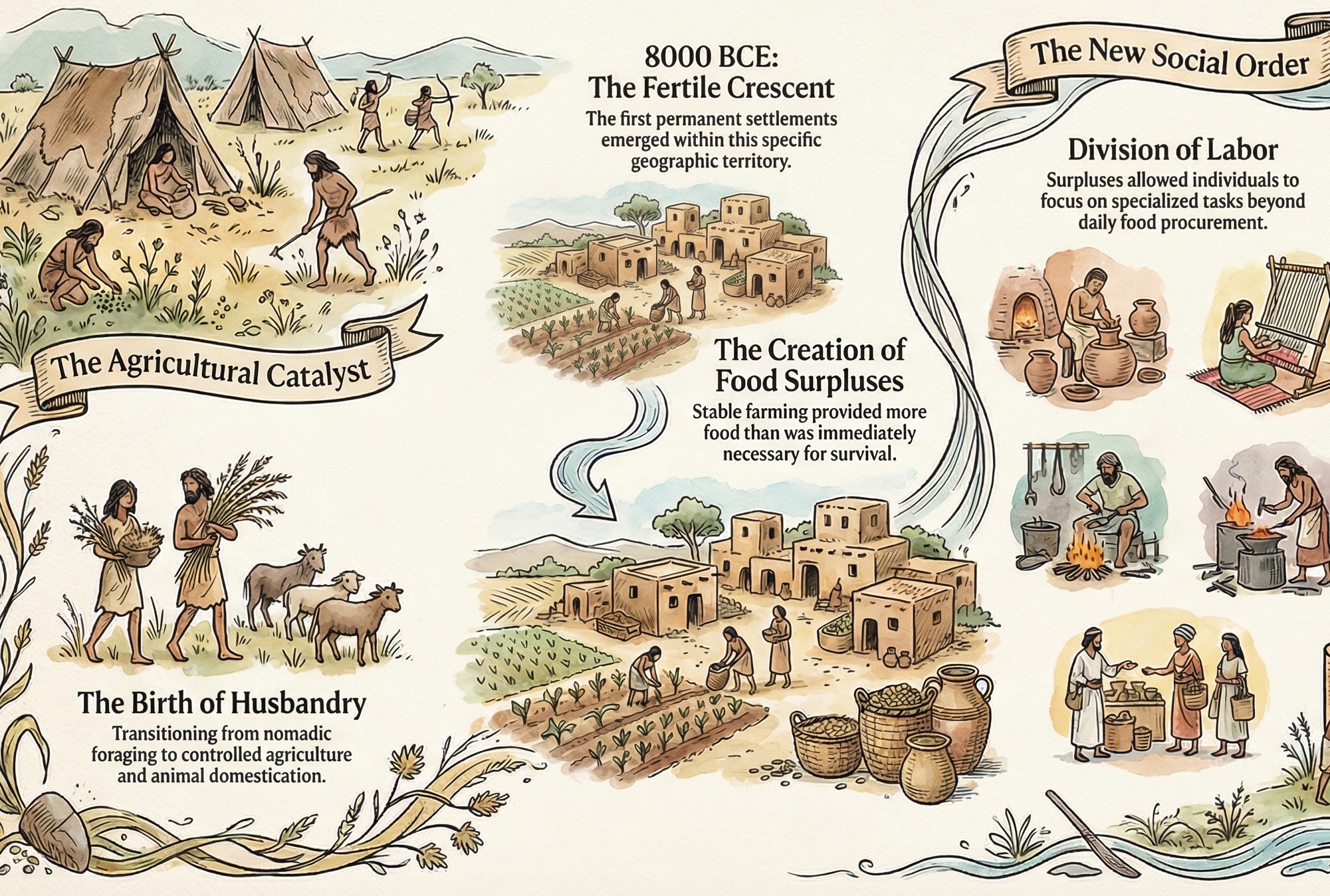 Sedentarization - Nomad to Villager