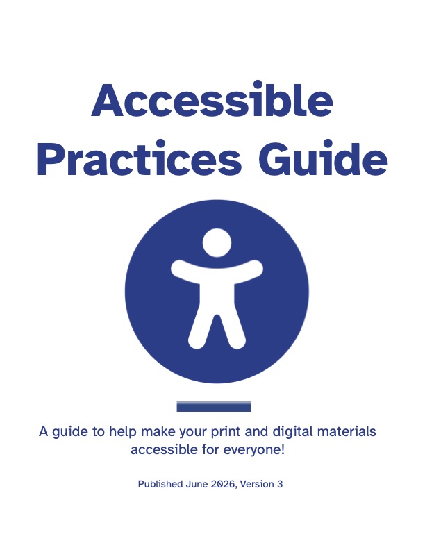 Accessible Practices Guide cover page